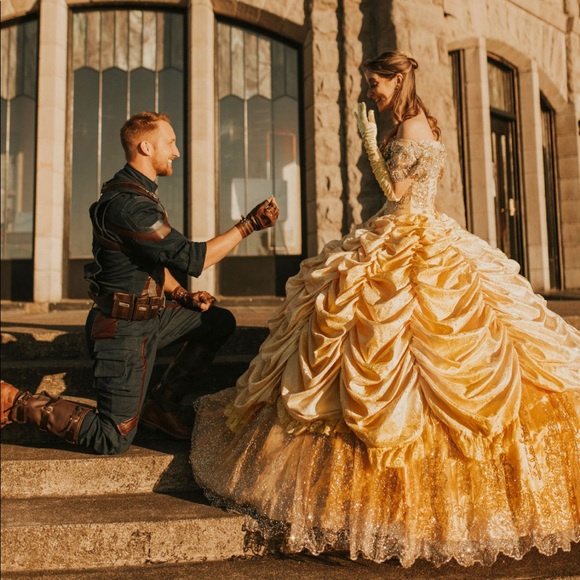 Belle Dress - Small - Lace up Back - Picture 3 of 16